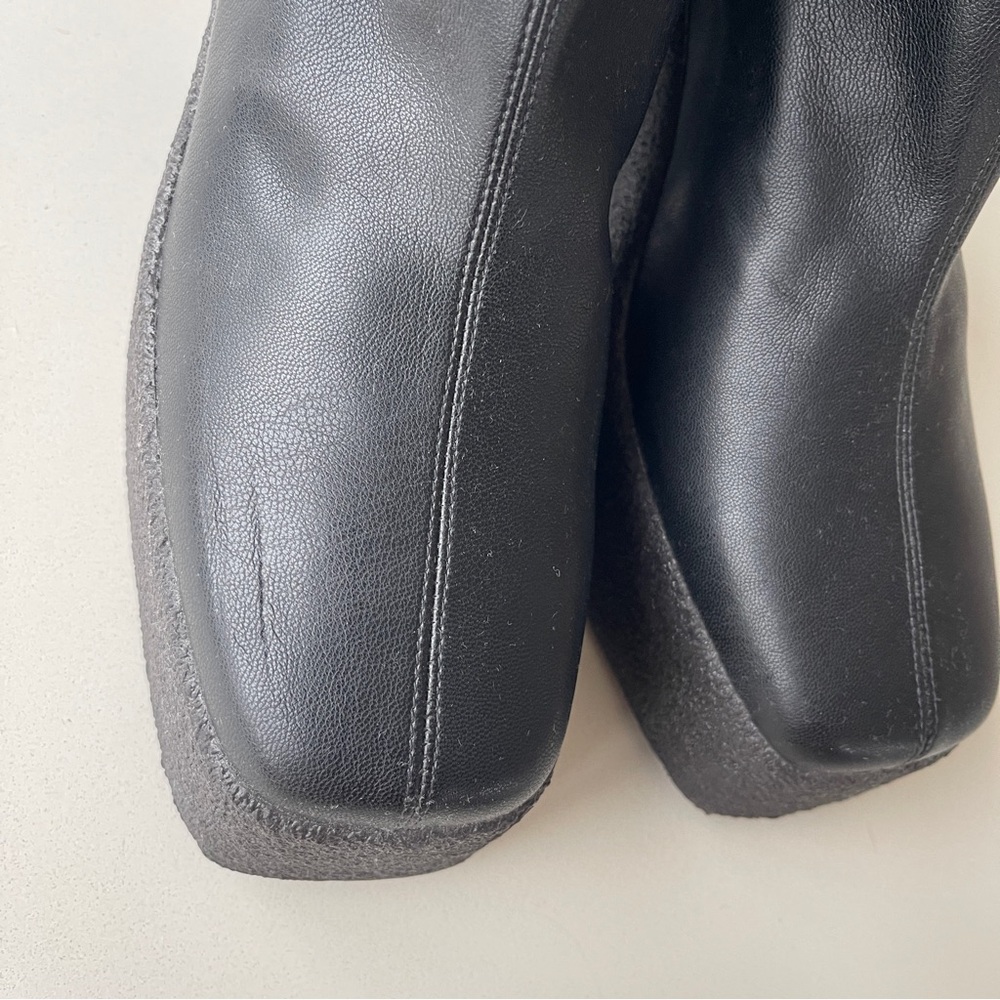 Stella McCartney Black Skyla Platform Boots Size 41 - Picture 7 of 10